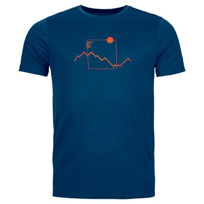 Ortovox - 150 Cool Peak Focus T-Shirt - Merinoshirt Gr XL deep ocean Image