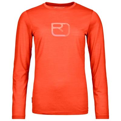 Ortovox - Women's 150 Cool Mountain Silhouette L/S - Merinoshirt Gr M rot Image