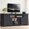 TEMU Farmhouse Tv Entertainment Center For Tvs Up To 80 Inch, Stand With Ample Storage