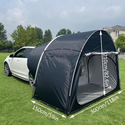 TEMU Outdoor Camping Car Rear Tent Rear Suv Tent – Rear Tent For Van Rear Cabin Door Tent – Car Tailgate Tent