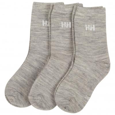Helly Hansen - Kid's Wool Sock Basic 3-Pack - Multifunktionssocken 29-31 | EU 29-31 grau Image