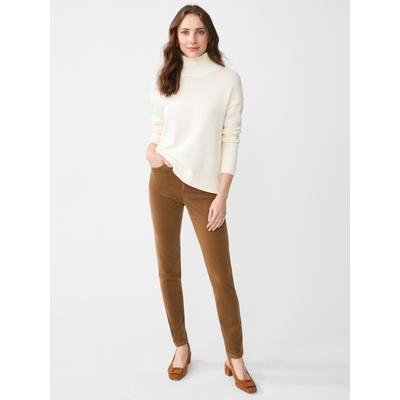 J.McLaughlin Women's Watson Velvet Jeans Camel, Size 4 | Cotton/Elastane/Velvet