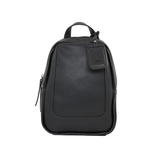 TOM TAILOR Damen Adela Rucksack, schwarz, Uni, Gr. ONESIZE