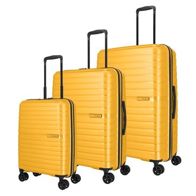 Travelite Trient 4 Rollen Kofferset 3-teilig gelb Gelb Herren Image