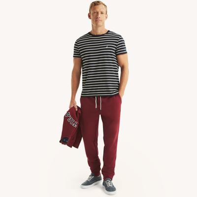 Nautica Men's Fleece Jogger Vintage Berry, M