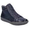 Sneaker JOSEF SEIBEL "Claire 11", Damen, Gr. 42, blau (nachtblau), Leder, unifarben, sportlich, Schuhe, Schnürboots, High Top Sneaker, Komfortschuh mit Lederinnensohle