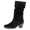 Stiefel GABOR "Palma", Damen, Gr. 36, Normalschaft, schwarz, Nubukleder, unifarben, klassisch, Schuhe, Tricherabsatz, Businessstiefel mit Innen-Reißverschluss