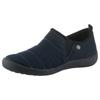 Hausschuh ROHDE "OLBIA", Damen, Gr. 41, blau (dunkelblau), Textil, unifarben, klassisch, Schuhe, Pantoffel, Hüttenschuh, Schlupfschuh mit herausnehmbarer Innensohle