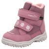 Winterboots SUPERFIT "HUSKY1 WMS: mittel", Kinder, Gr. 27, rosa (altrosa, rosé), Textil, casual, Schuhe, Snowboots mit wasserdichtem GORE TEX, Größenschablone zum Download