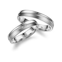 Trauring MARRYA Titan Ringe Trauringe Eheringe Partnerringe Gr. 66, silber (damen ring, silber), Fingerringe, Damen, 66, Titan