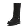 Stiefel TIMBERLAND "BRIMFIELD TALL PULL ON BOOT", Damen, Gr. 37, schwarz (schwarz suede), Leder, sportlich, Schuhe, Winterschuhe, Winterstiefel