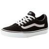 Sneaker VANS "Ward", Gr. 38,5, schwarz (metallic sidestripe schwarz), Leder, Synthetik, sportlich, Schuhe