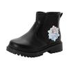 Chelseaboots DISNEY "Frozen", Damen, Gr. 32, schwarz, Synthetik, mehrfarbig, sportlich, Schuhe, Stiefelette, Winterschuhe