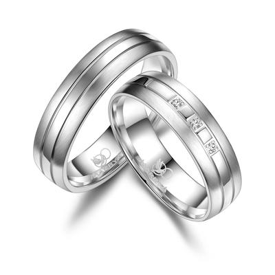 Trauring MARRYA "Silber Ringe Trauringe Eheringe Partnerringe" Gr. 48, silber (damen ring, silber), Fingerringe, Damen, 