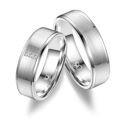 Trauring MARRYA "Silber Ringe Trauringe Eheringe Partnerringe" Gr. 68, silber (damen ring, silber), Fingerringe, Damen, 