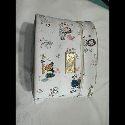 Disney Other | Disney Princesses Cosmetic Bag With Unique Character Designs | Color: White | Size: One Size