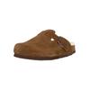 Hausschuh CRUZ "Camillo", Herren, Gr. 40, braun, Leder, casual, Schuhe, mit warmem Fleece-Innenmaterial