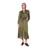 Jerseykleid LE TEMPS DES CERISES "SERA", Damen, Gr. L, EURO-Größen, grün, 100% Viskose, unifarben, elegant, lang, Langarm, Kleider, mit glatter Optik