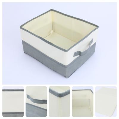 Fabric Storage Cube with Handles, 1 Pack Collapsible Storage Bin Basket for Shelves Closet Organizing Clothes