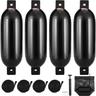 Mophorn - vevor Fender-Set 4 Aufblasbare Fenders 13,97 x 50,8 cm Bootsfender, Horizontale oder