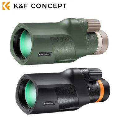 K&F Concept Outdoor Telescope 12*50 BAK4 HD Monocular Travel Monocular Telescope Monocular for Adults Monocular Telescope
