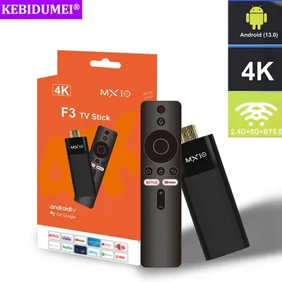 Android 13 Mini TV Stick 2.4G 5G Dual WiFi Bluetooth 5.0 Network Player HD TV Box Quad Core ARM