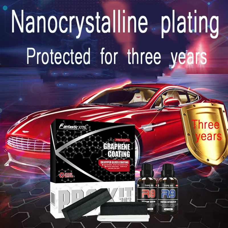 Graphen Keramik Auto Beschichtung Kit 9h Auto Produkte Detail lierung Schutz Motorrad Autolack Pflege Artikel für Autos Image