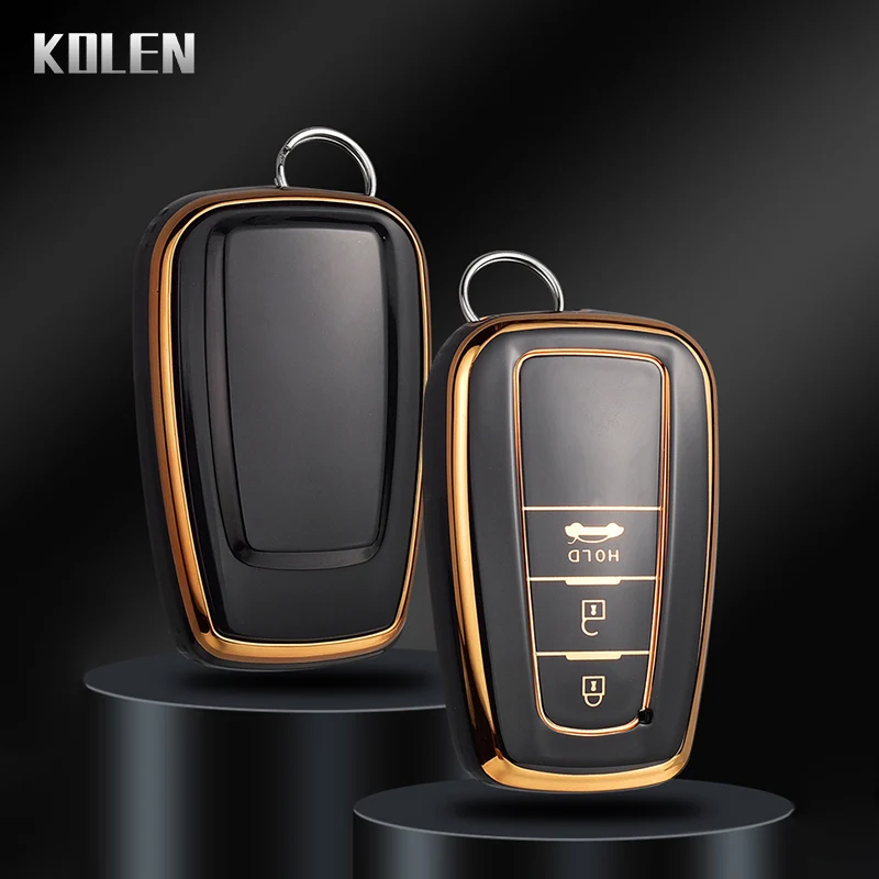 Neue TPU Auto Fernbedienung Schlüssel Fall Abdeckung Shell Für Toyota Corolla Prius Camry CHR C-HR RAV4 Altis Land Cruiser prado Protector Keyless Image