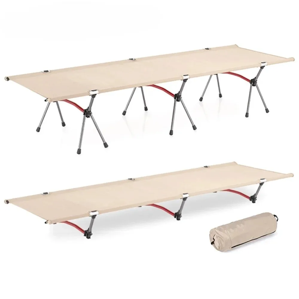 Camping bett tragbares Klapp bett ultraleichtes Schlaf bett aus Aluminium legierung für Wanderungen im Freien Rucksack reisen Reise betten für Camping