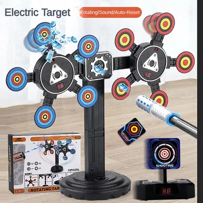 Auto-Reset elektrisches Ziel für Waffen Desktop-Spiele Schießen Wettbewerb Party Spiel Scoring Image