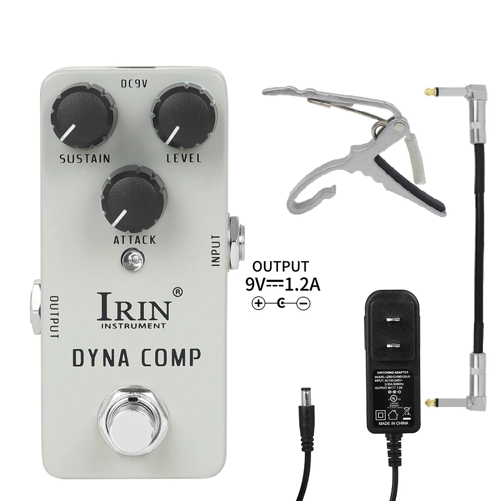 Irin RS-12 dyna comp e gitarren effekt pedal komprimierte effekte retro ross line echte bypass pedale gitarren zubehör Image