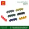 47 pz/lotto 14413 4x4 Wedge Facet Building Blocks accessori per la casa Moc compatibili con la