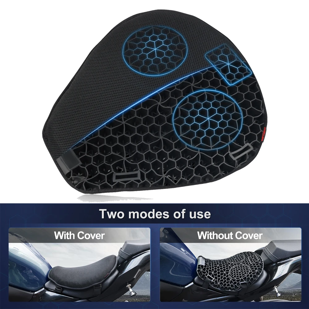 Universal Modifizierte Sattel Pad Aufblasbare 3D Blow Air Stoßdämpfung Kissen Motorrad Zubehör Motorrad Sitzkissen