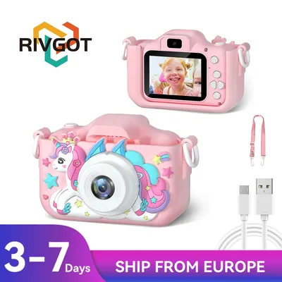 Kinder Kamera 1080p HD Kleinkind digitale Videokamera 4,3-Zoll-Kinderkamera mit Silikon hüllen Spielzeug für Weihnachten Geburtstags geschenke