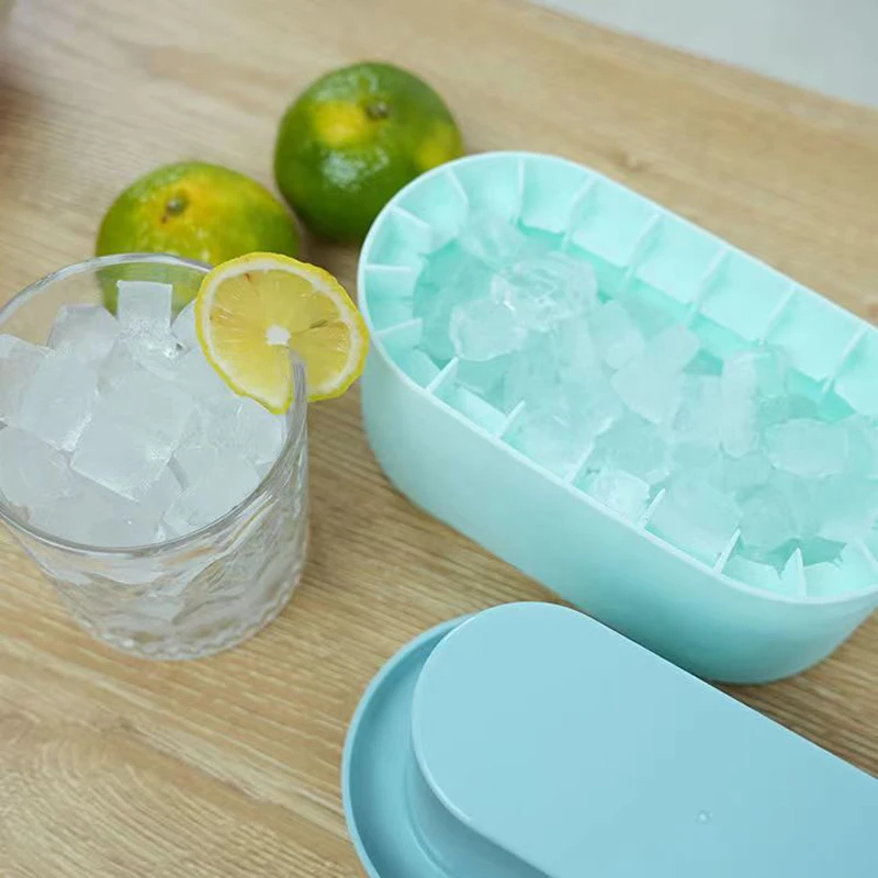 Große Silikon Eiswürfel Form Runde Eis Eimer Sommer Hausgemachte DIY Kühlschrank Einfrieren Eismaschine Eis Küche Bar Cube Form Werkzeuge Image
