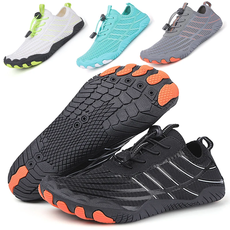 Unisex Barfuß Schuhe Männer Outdoor Strand Wasser Sport Upstream Aqua Schuhe Frauen Gym Sport Laufen Fitness Turnschuhe für Lake Hikin Image