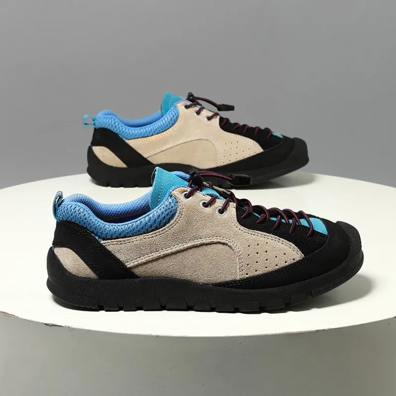 Scarpe da ginnastica da trekking all'aperto da uomo Arrampicata Trekking Stringate Trekking Scarpe da mountain bike da donna Scarpe da ciclismo sportive piatte Traspiranti