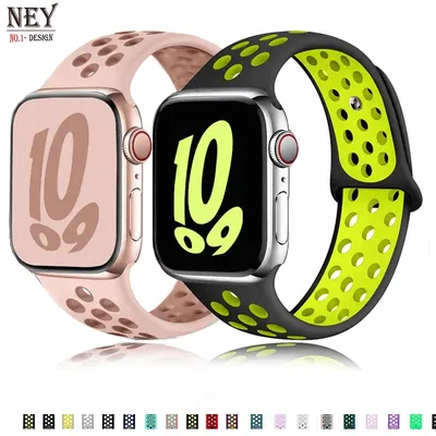 Sport bänder für Apple Uhren armband Ultra 49mm 44mm 45mm 38/40mm/41mm Silikon Stolz Armband Correa Iwatch Serie 8 7 6 4 5 3 9 se Image