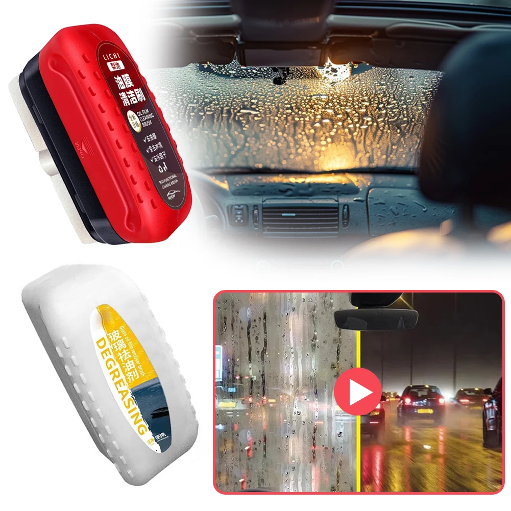Auto Hause Glas Öl Film Entferner Glas Reinigung Bord Verbindung Windschutzscheibe Reiniger Fenster Auto Detaillierung Image