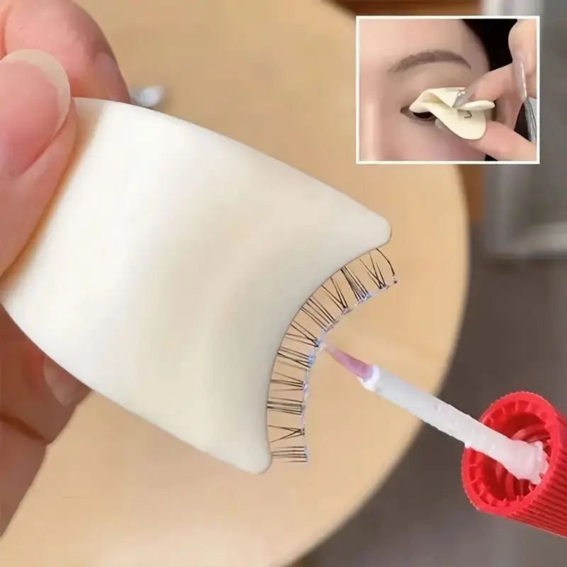 1/2 Stück Lashes Pro Applikator Tool – mühelose Anwendung für falsche Wimpern – Präzisionsverlängerungsclip – Beauty Essential Makeup Buddy Image