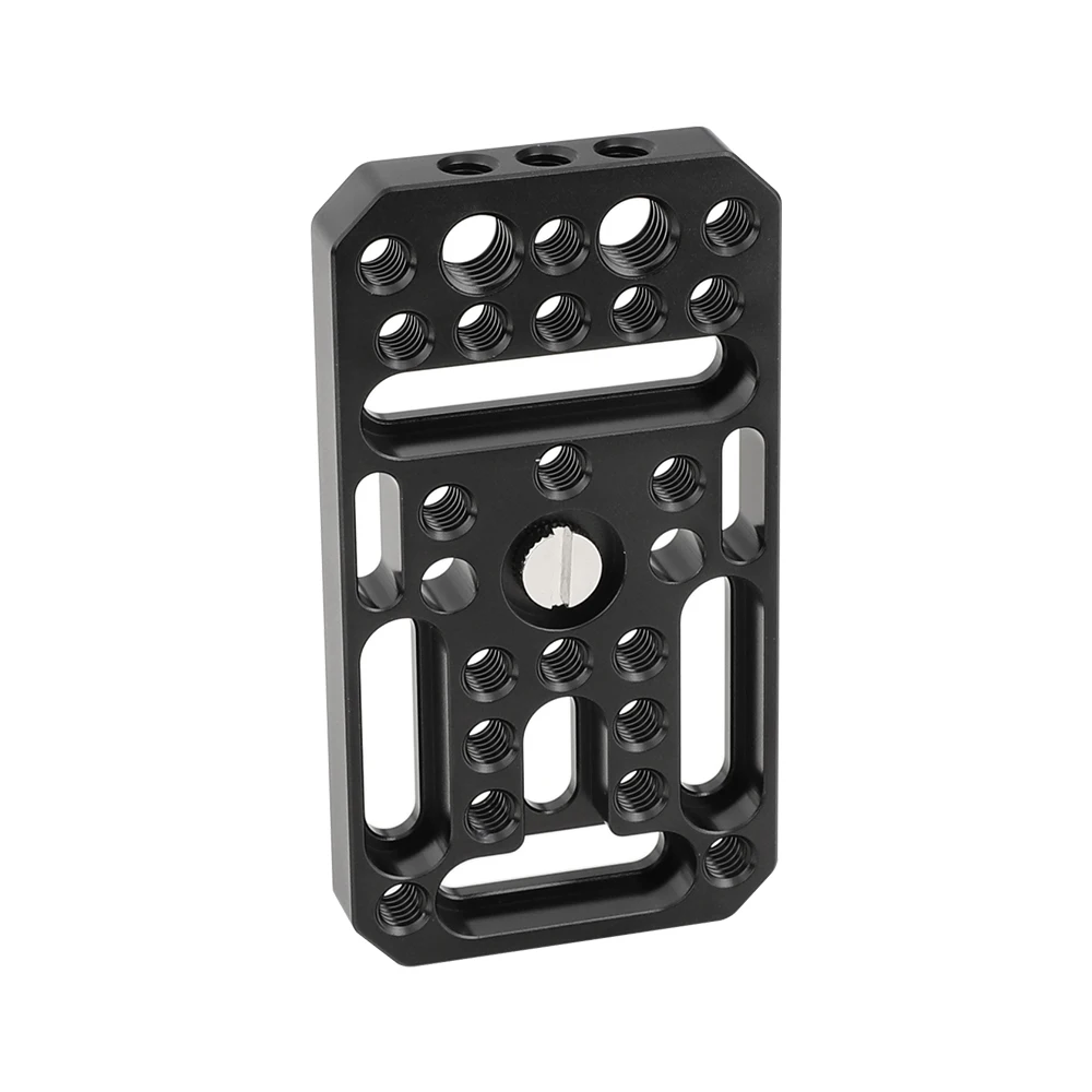 Hdrig Mehrzweck-Käseplatten-Verlängerung plattform mit 1/4 "3/8" Gewinde Montage rillen für Kamera käfig Image