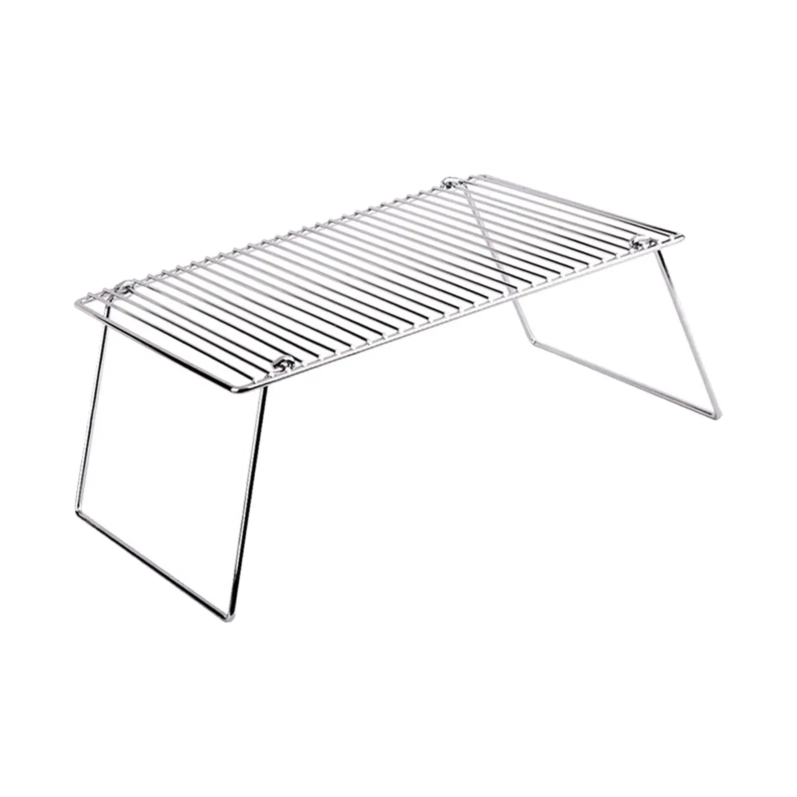 Klappbarer Lagerfeuer grill Back regal Trocknen Brat gestell Mehrzweck-Camping grill für die Jagd auf Picknicks im Freien Image