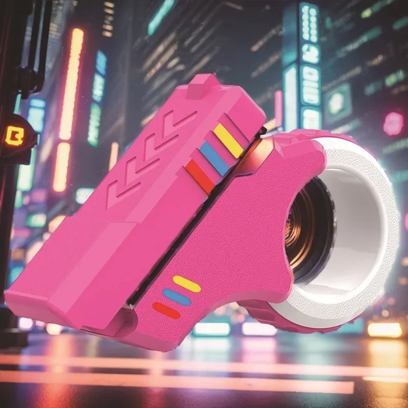 Zappeln Schieber egler 3d gedruckt Zappeln Spielzeug Gadget Mini Schieben rotierenden Finger Spielzeug dekomprimieren die magnetische Rotations rutsche kleine Pistole Image