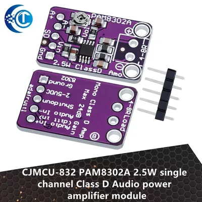 PAM8302A CJMCU-832 PAM8302 2,5 W einkanal Klasse D Audio power verstärker modul entwicklungsboard Image