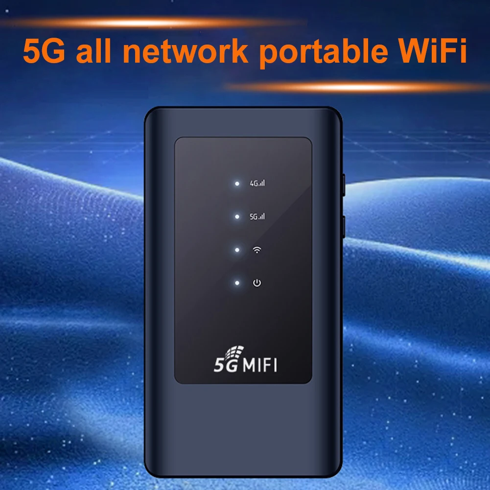 4G MiFi Mobiles Modem WiFi5 Dual Band 4Ghz Hotspot mit SIM-Kartensteckplatz 4400 mAh Tragbarer drahtloser Internet-Router für bis zu 16 Benutzer Image