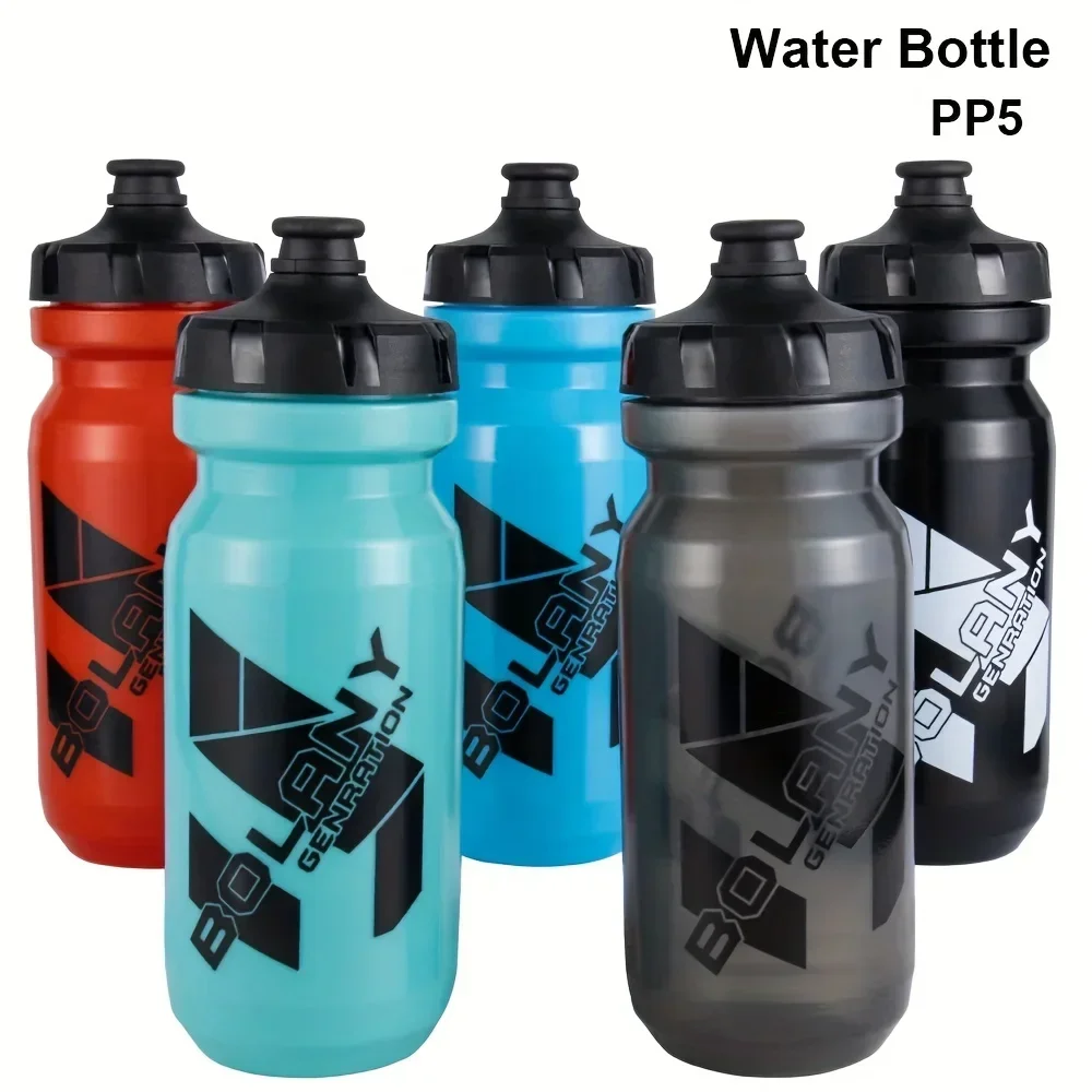 1 Stück 550–610 ml auslaufsichere Fahrrad-Wasserflasche für Outdoor-Sport und Fitness, leicht und tragbar, mit einfach zu bedienender Kappe Image