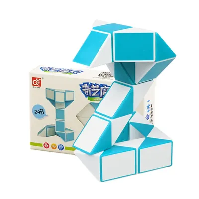 Qiyi 24 Segment magische Regel Schlangen würfel Elastizität elastisch geändert beliebte Twist transform able Kinder Puzzle Spielzeug für Kinder Image