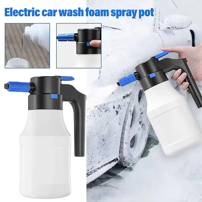 1,5 L Haushalt Handheld Auto Waschen Schaum Sprayer Spray Reiniger Spray-typ Blume Bewässerung Gartenarbeit Luftdruck Sprayer Schaum Topf Image