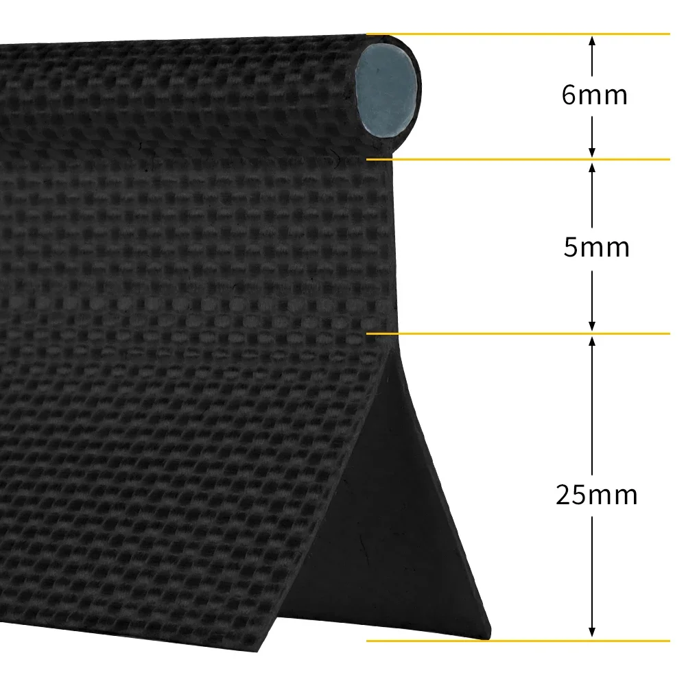 Markisenschienenrohr, 6 mm, Doppelklappe, grauer PVC-Kern, Keder, Camping/Zelt/Markisen/Zelte, Außenzubehör Image
