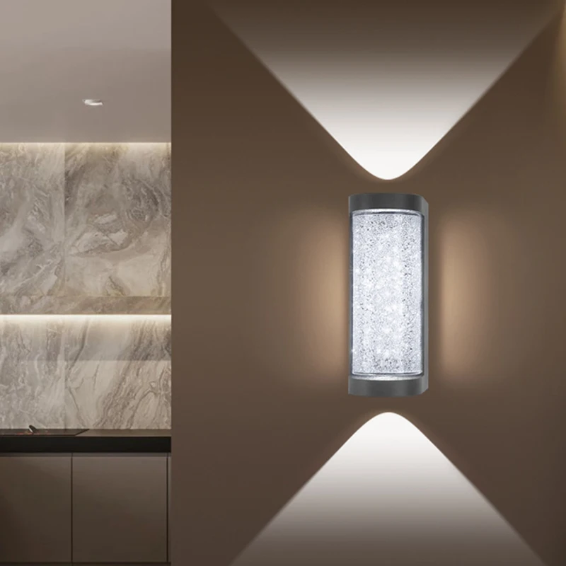 Kristall LED Innenwand leuchte 10w Schlafzimmer Nachttisch Licht Wohnzimmer Balkon Gang Wand leuchte Korridor Dekoration Wand leuchte